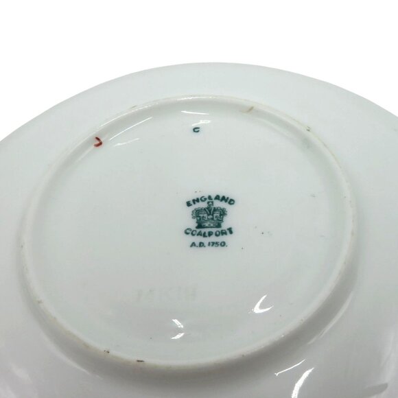 COALPORT Indian Tree Teacup Saucer and Dish Set England Vintage - Picture 9 of 11